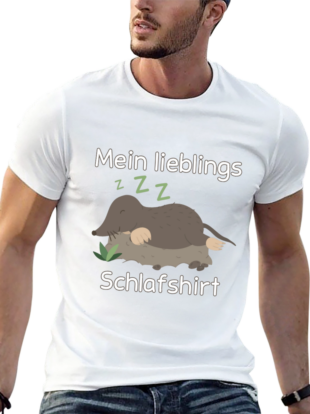 Mein Lieblings Schlafshirt Funny Mole Sleep T-Shirt