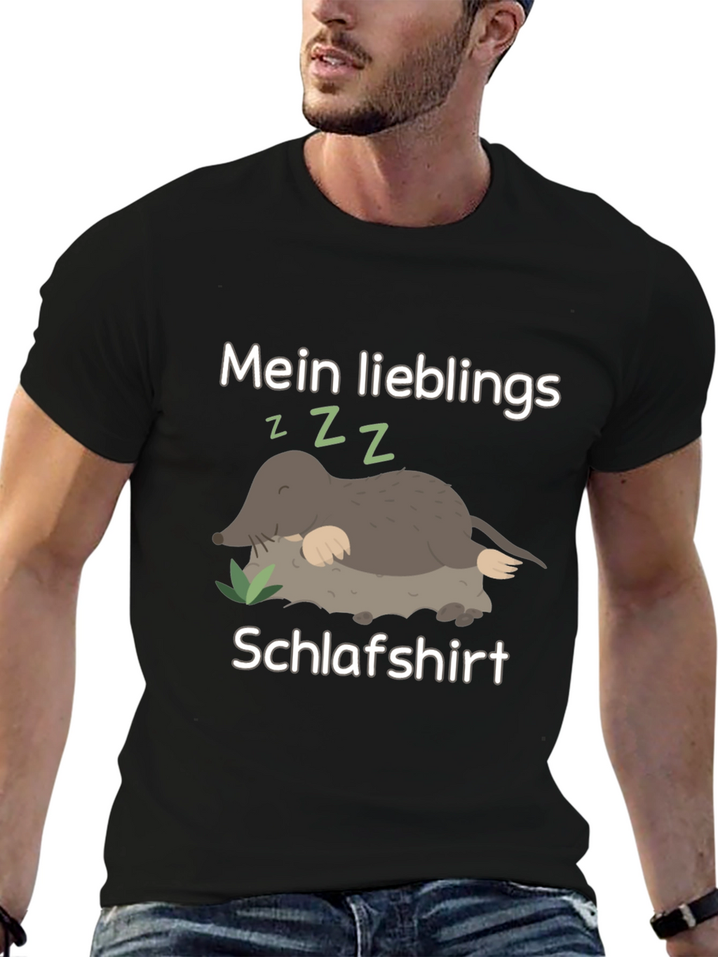 Mein Lieblings Schlafshirt Funny Mole Sleep T-Shirt