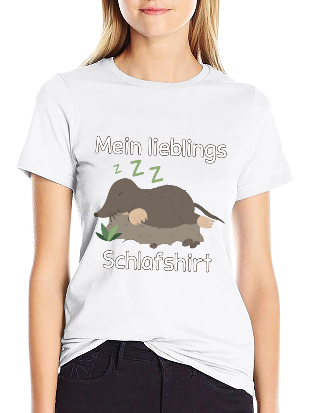 Mein Lieblings Schlafshirt Funny Mole Sleep T-Shirt