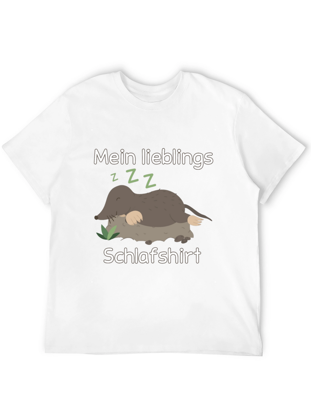 Mein Lieblings Schlafshirt Funny Mole Sleep T-Shirt