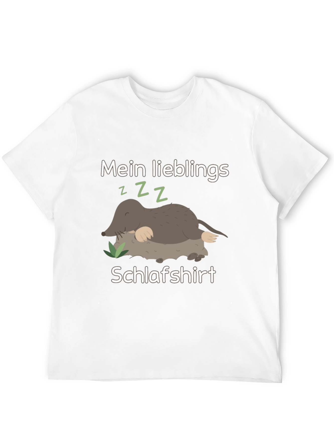 Mein Lieblings Schlafshirt Funny Mole Sleep T-Shirt