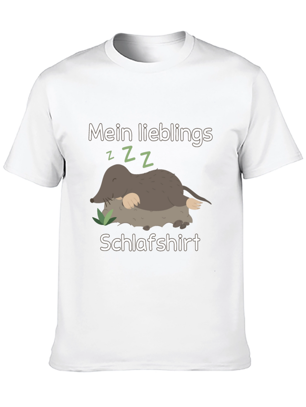 Mein Lieblings Schlafshirt Funny Mole Sleep T-Shirt