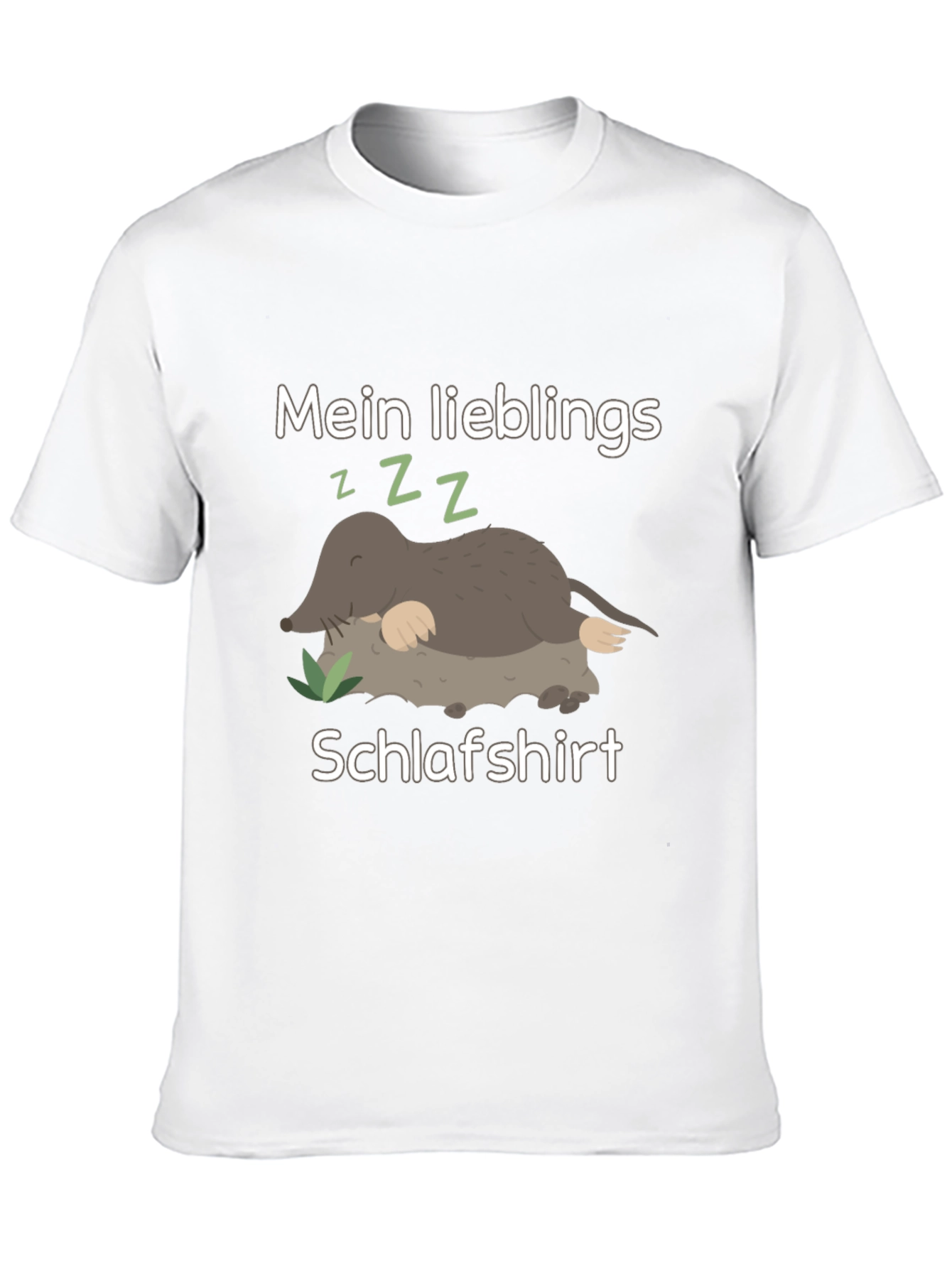 Mein Lieblings Schlafshirt Funny Mole Sleep T-Shirt