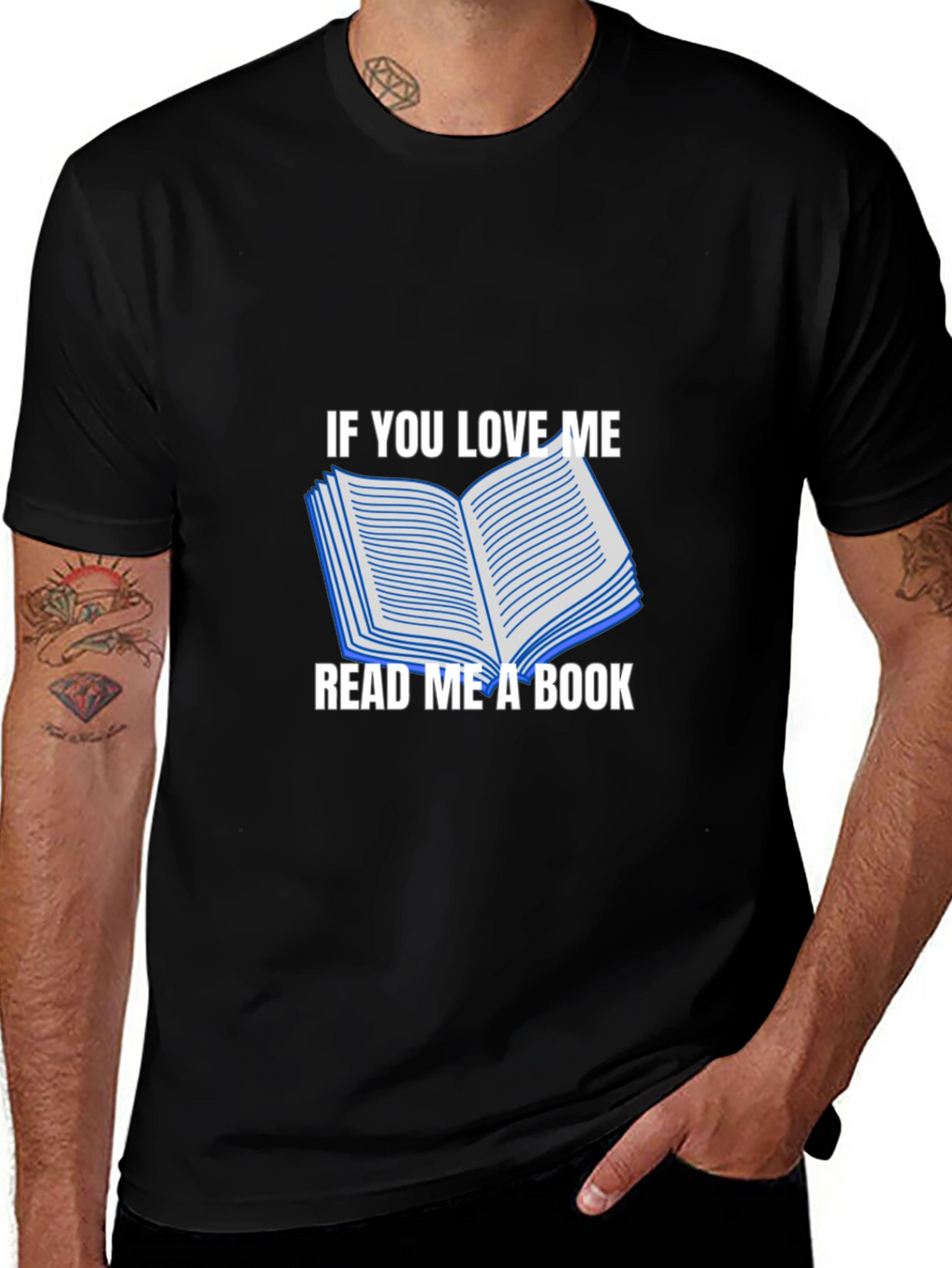 Read Me a Book Graphic T-Shirt