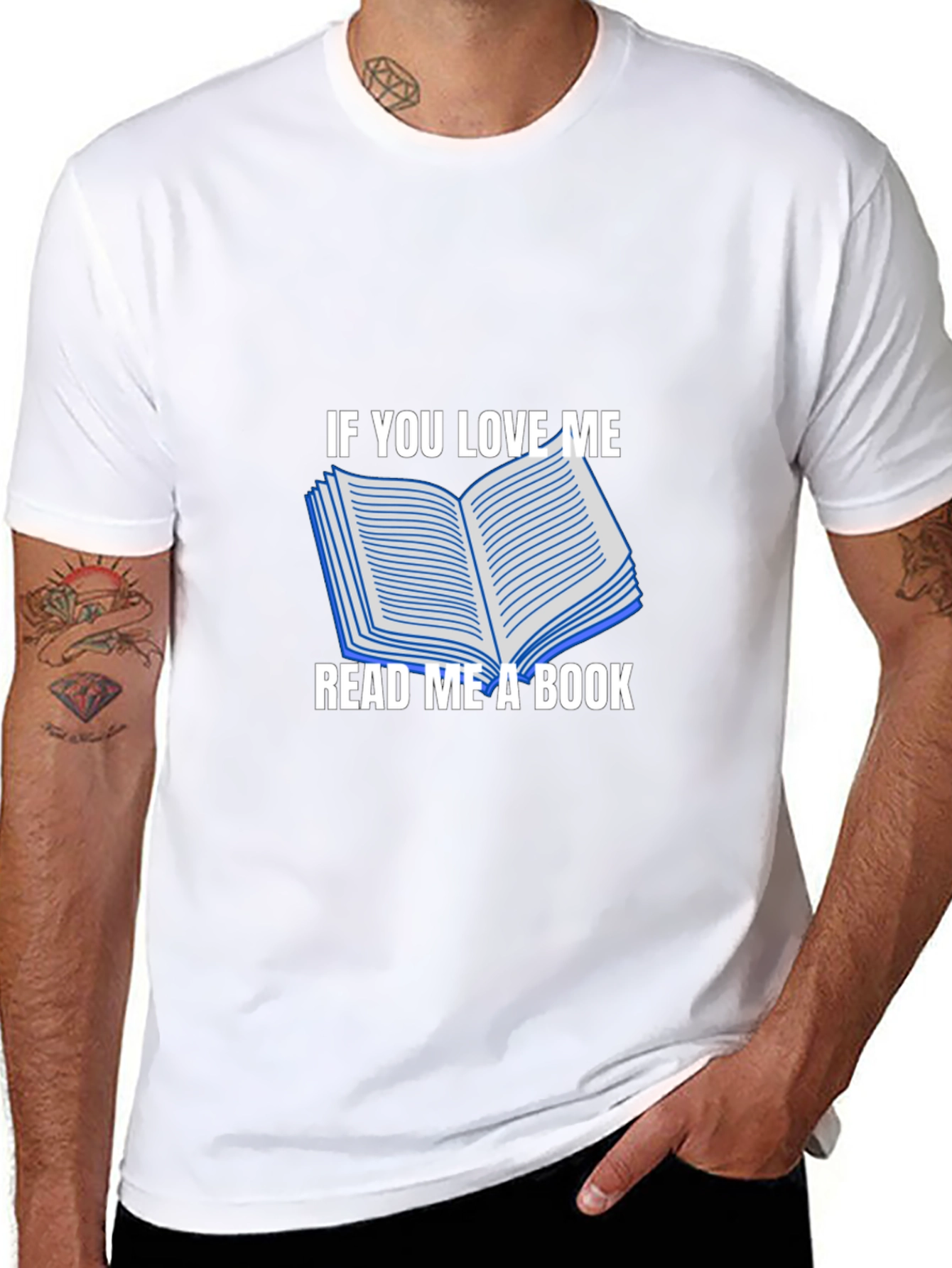 Read Me a Book Graphic T-Shirt