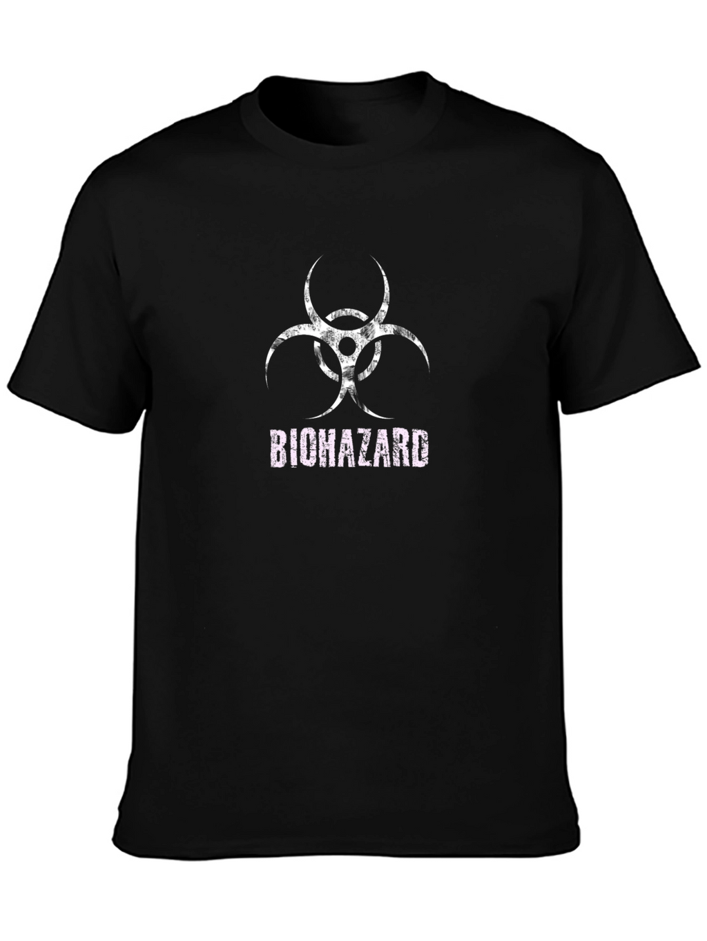 Biohazard Symbol Graphic T-Shirt