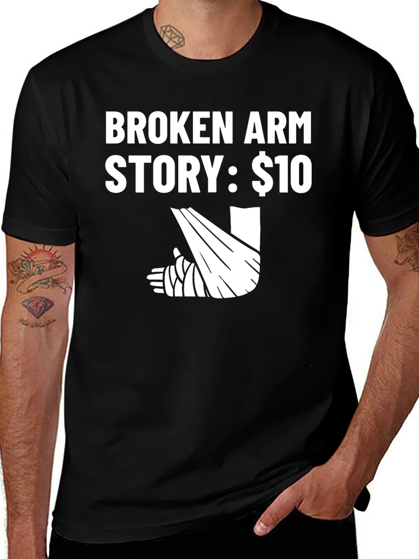 Broken Arm Story Graphic Tee