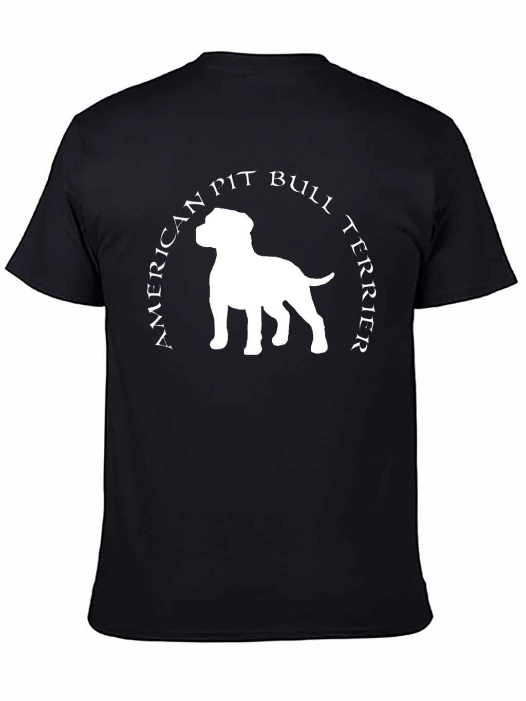American Pit Bull Terrier Graphic T-Shirt - Black