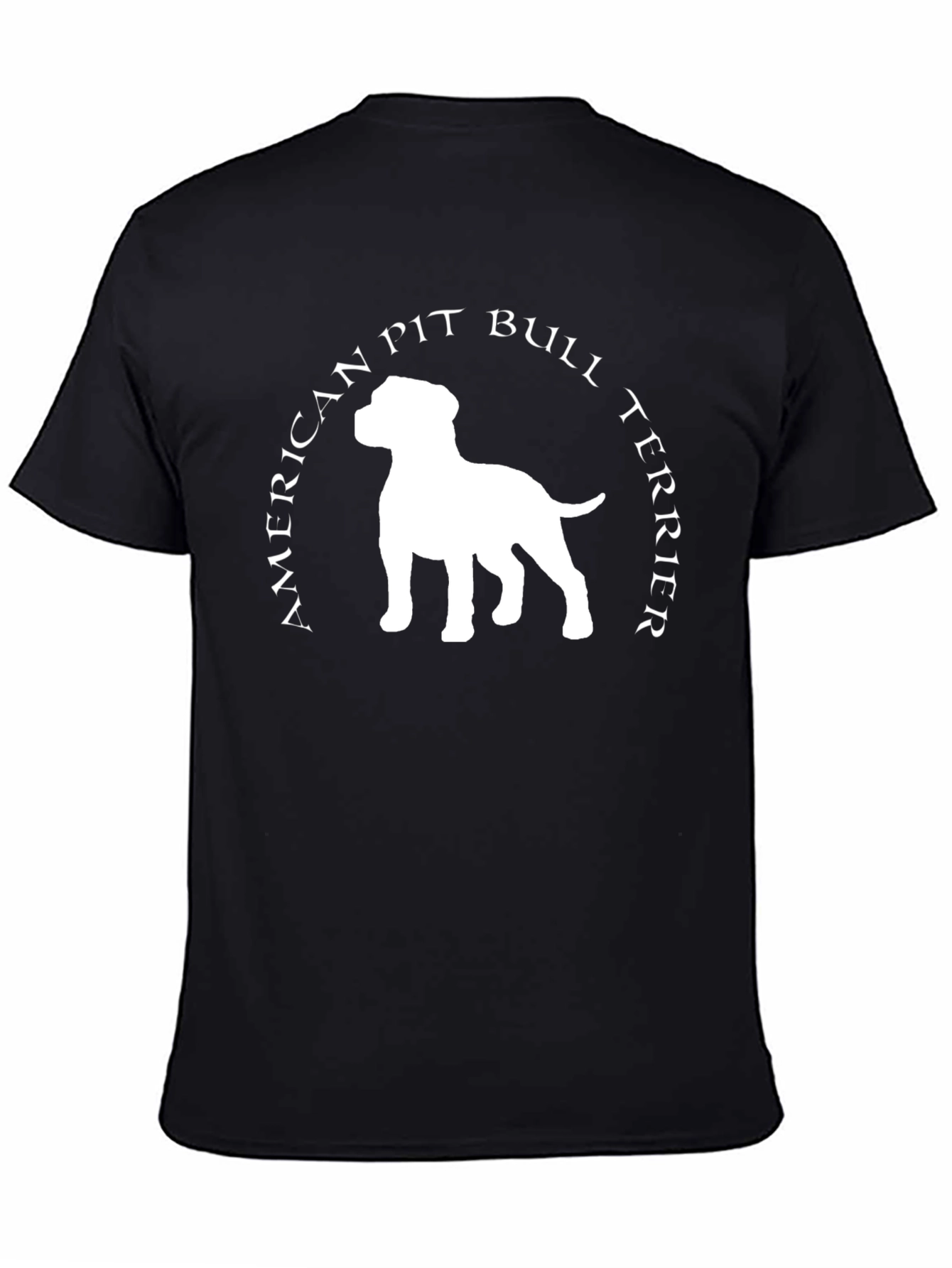 American Pit Bull Terrier Graphic T-Shirt - Black