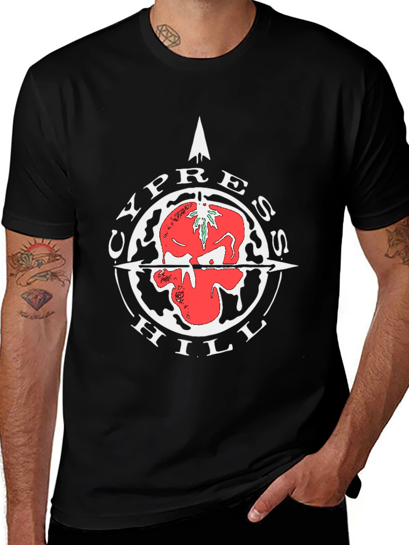 Cypress Hill Graphic Tee - Classic Band Logo