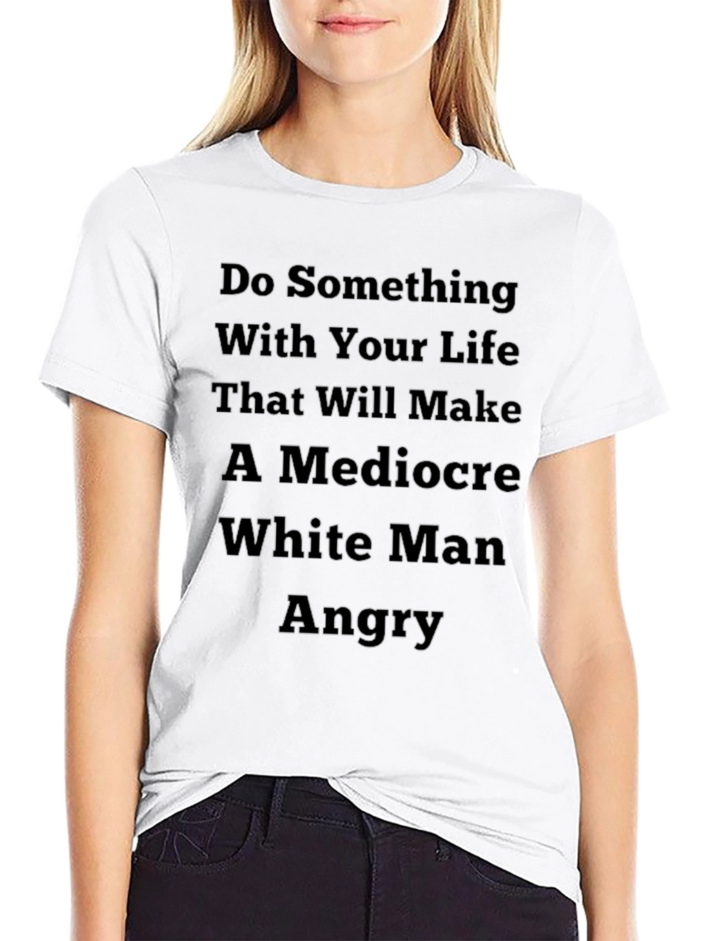 Do Something Angry Tee - Statement Graphic T-Shirt