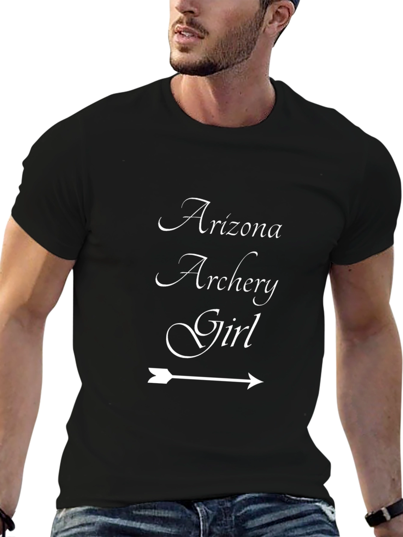 Arizona Archery Girl T-Shirt Novelty Graphic Tee