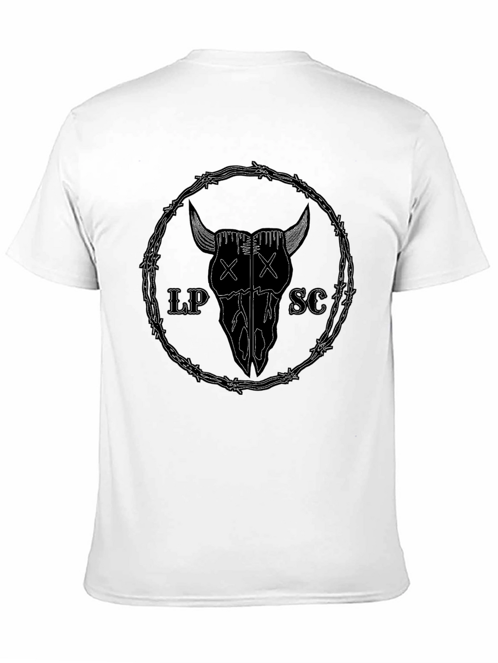 Black Bull Skull Graphic Tee - LP SC