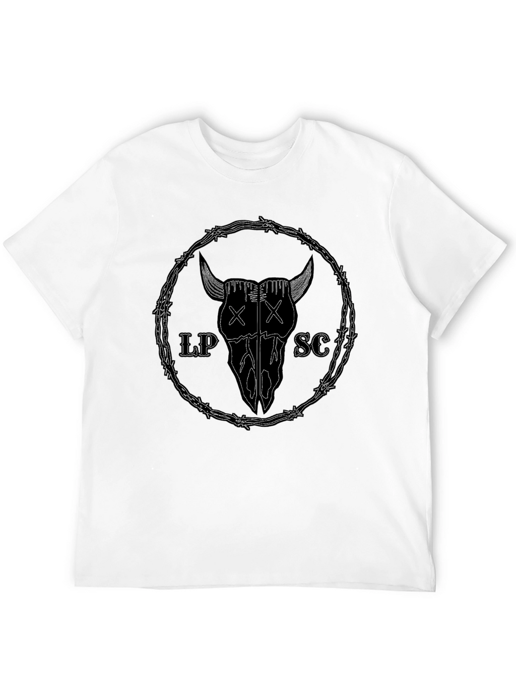 Black Bull Skull Graphic Tee - LP SC