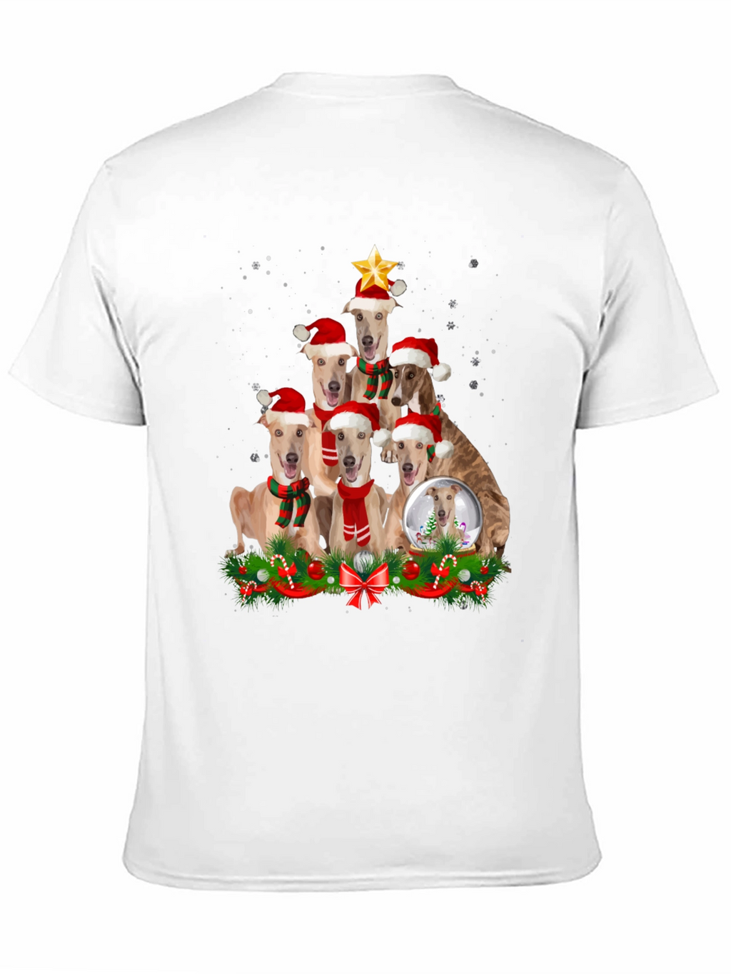 Christmas Dog T-Shirt Holiday Pet Lovers Tee