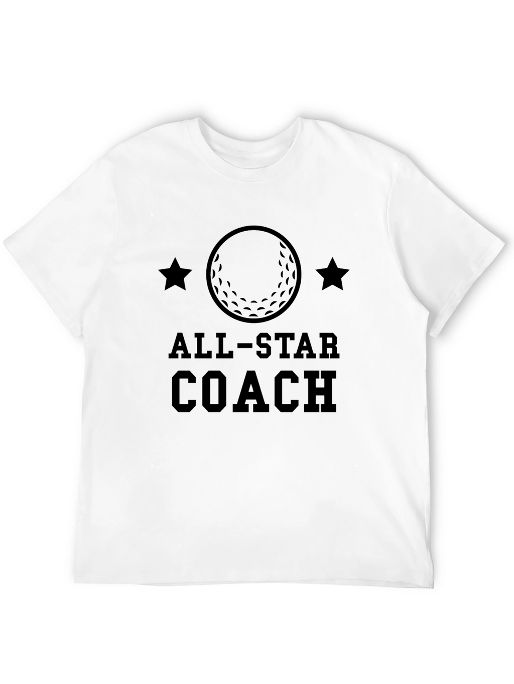 All-Star Coach Golf T-Shirt - Black