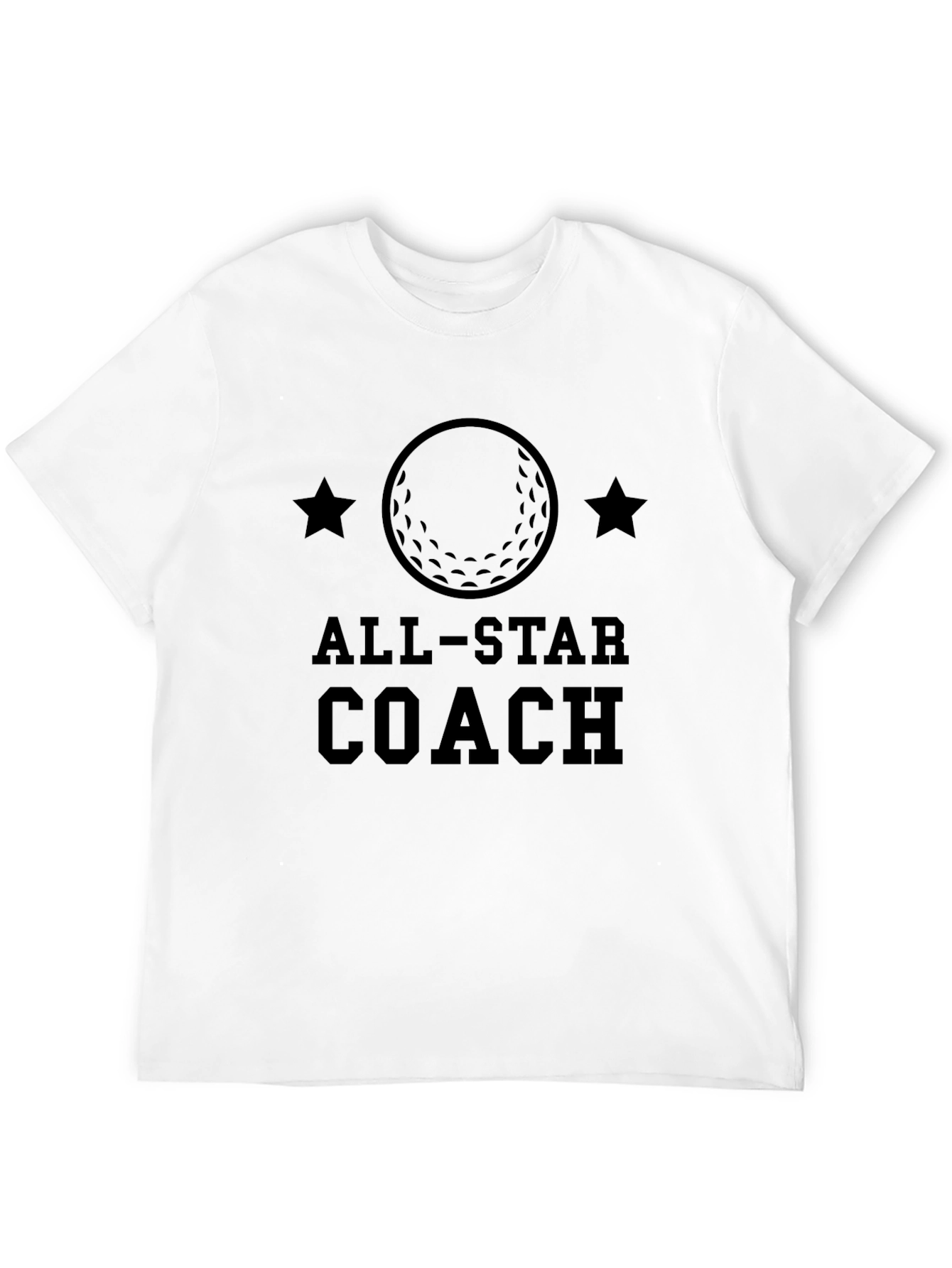 All-Star Coach Golf T-Shirt - Black