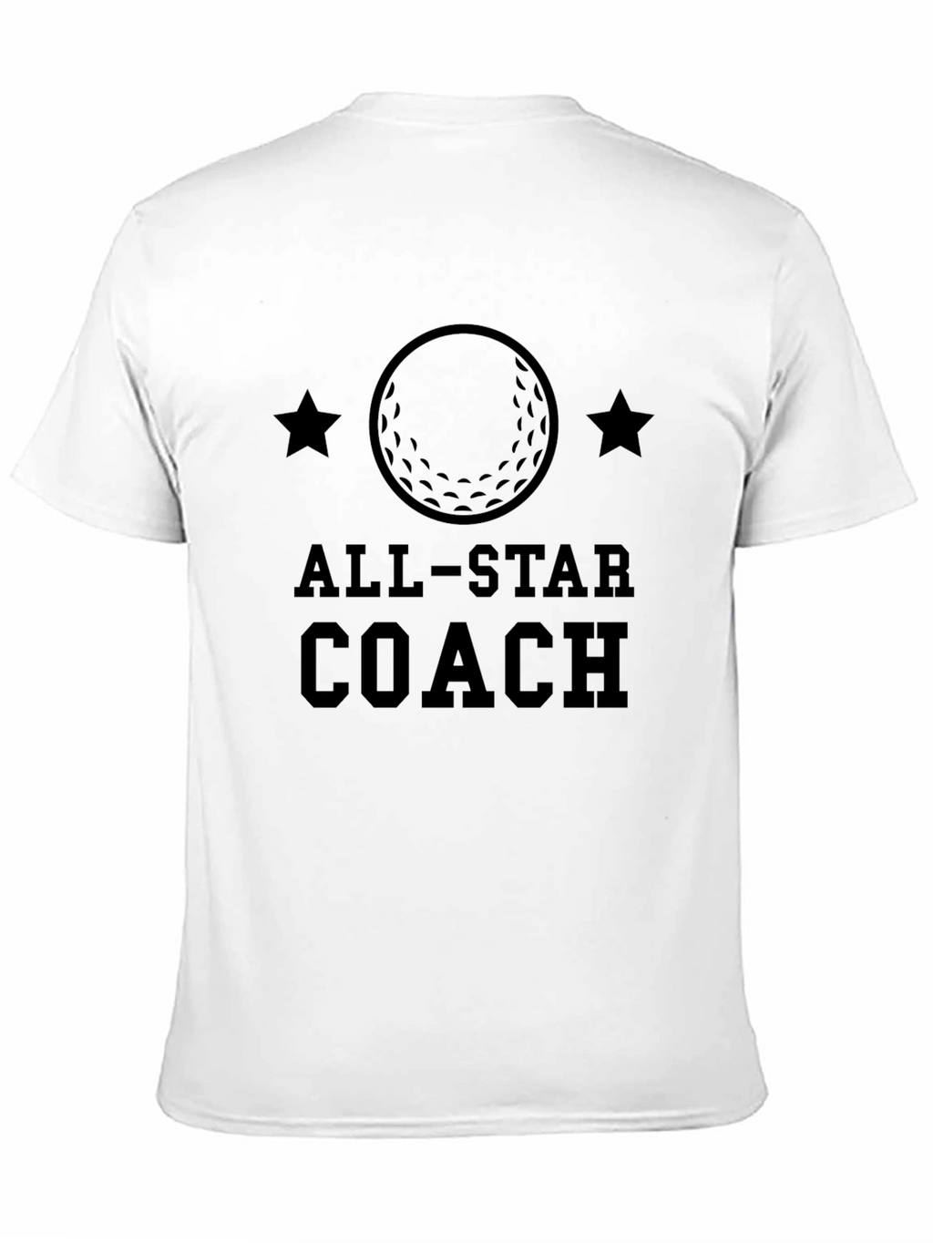 All-Star Coach Golf T-Shirt - Black