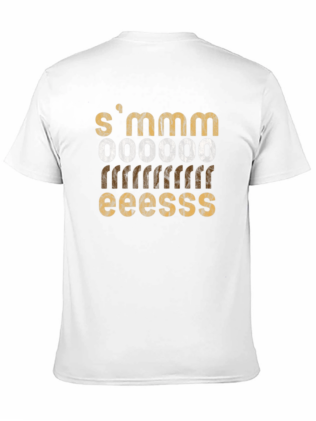 SMMM OOOOOO RRRRRR EEESSS Black T-Shirt