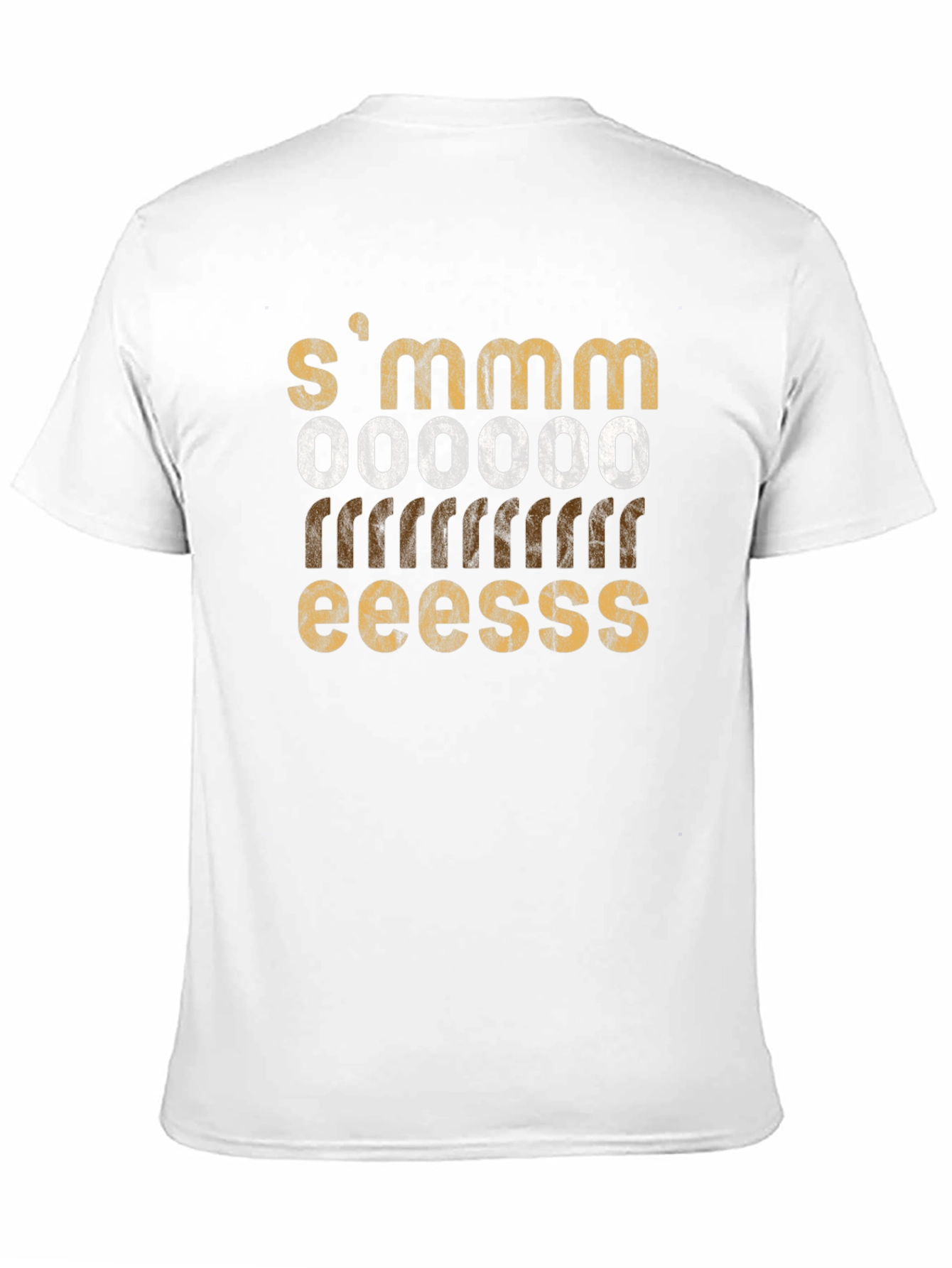 SMMM OOOOOO RRRRRR EEESSS Black T-Shirt