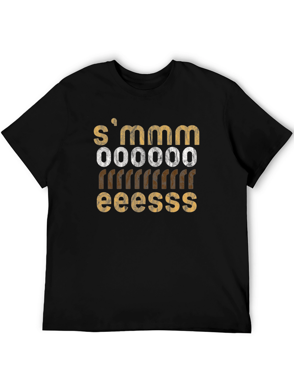 SMMM OOOOOO RRRRRR EEESSS Black T-Shirt