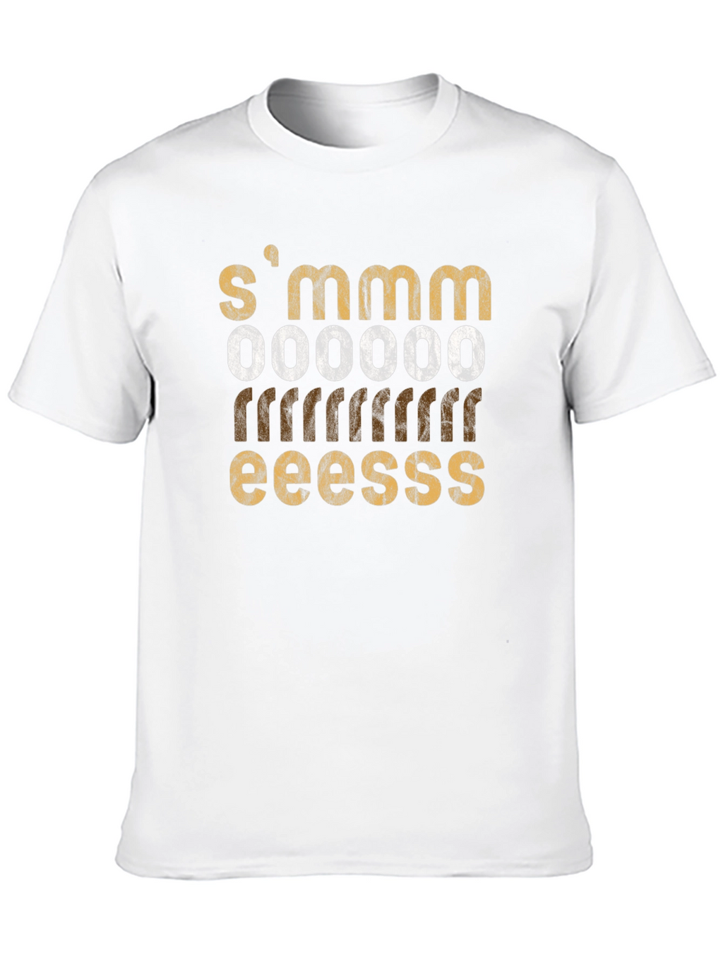 SMMM OOOOOO RRRRRR EEESSS Black T-Shirt