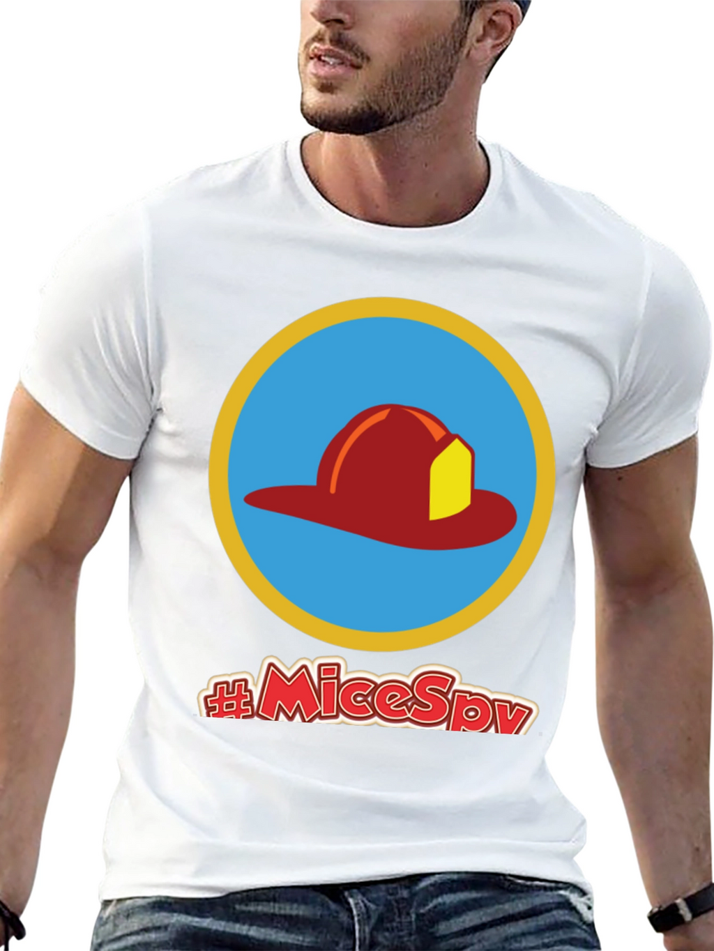 Fireman Hat T-Shirt - #MiceSpy Graphic Tee