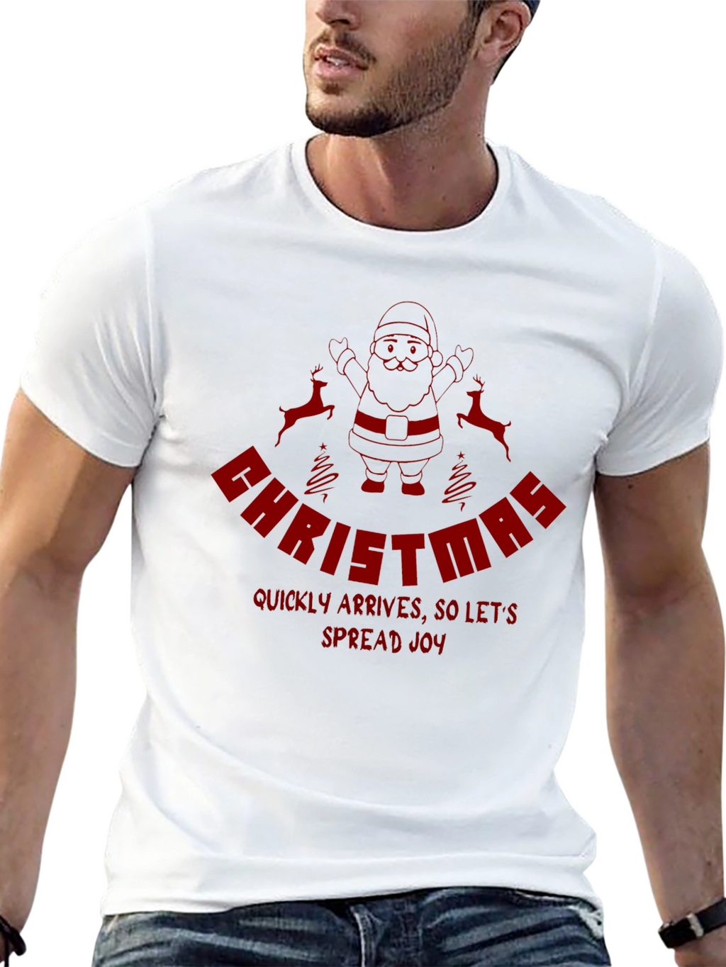 Christmas Spread Joy Graphic T-Shirt