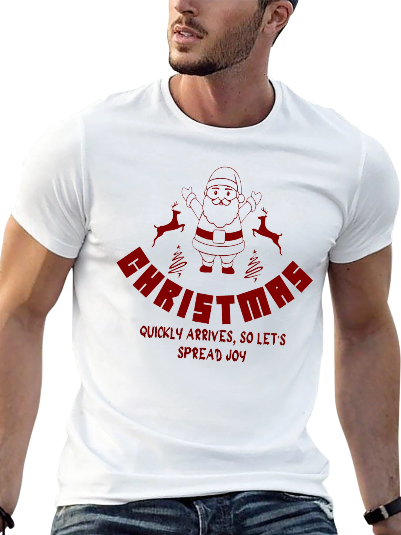 Christmas Spread Joy Graphic T-Shirt