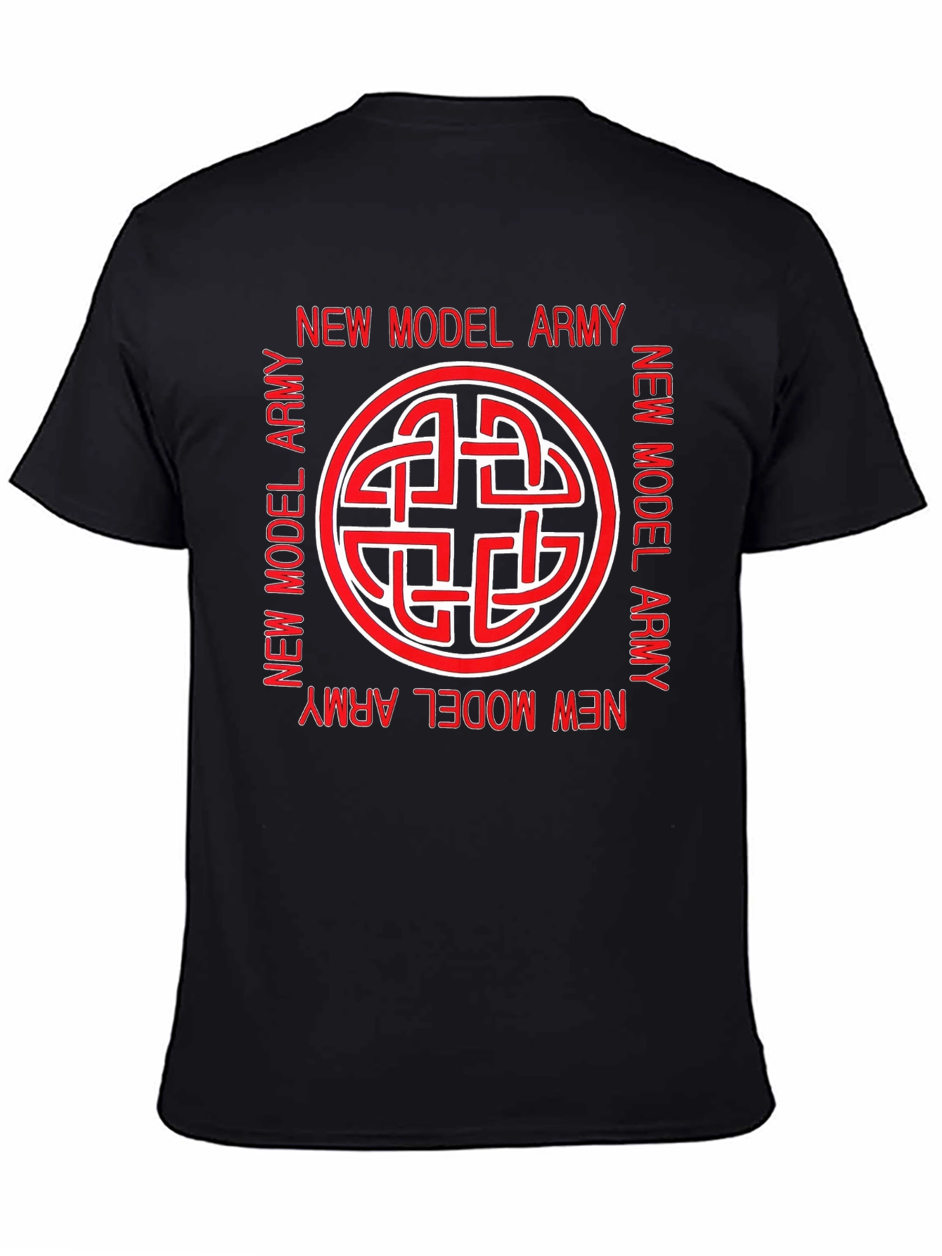 New Model Army Band T-Shirt - Knot Logo Black Tee