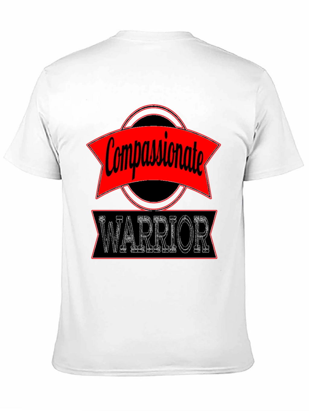 Compassionate Warrior Graphic Tee - Black