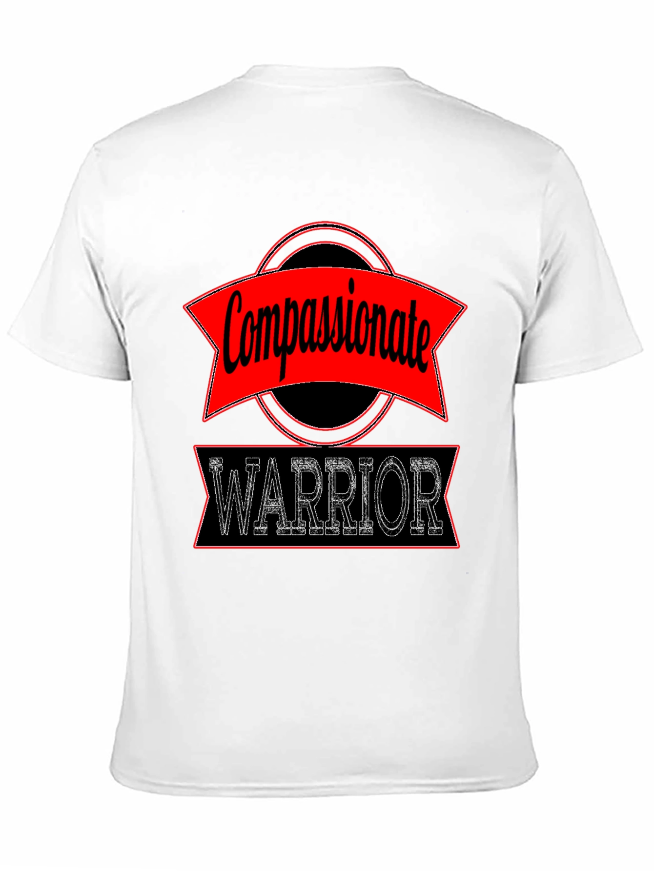 Compassionate Warrior Graphic Tee - Black