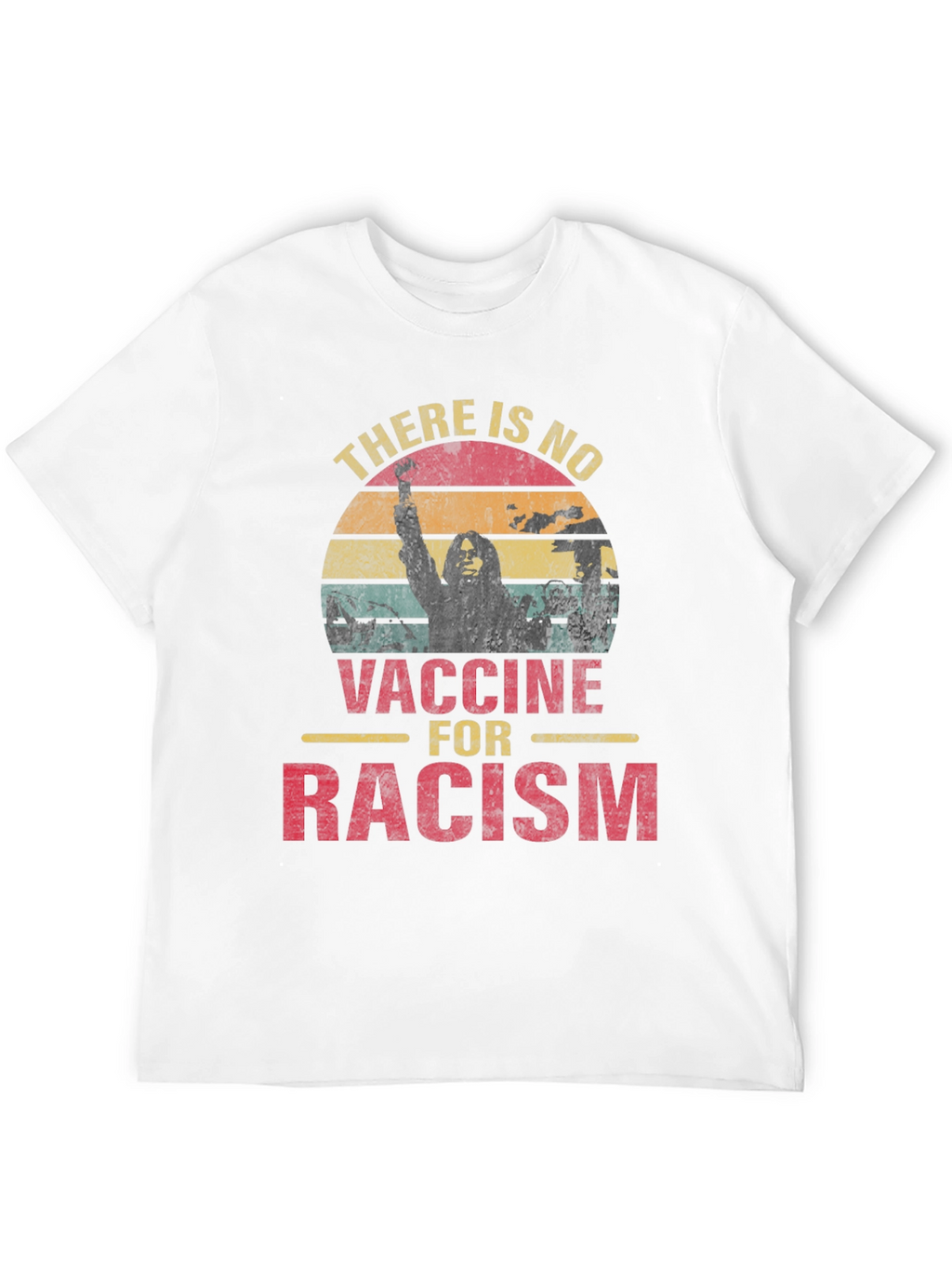 No Vaccine for Racism Graphic Tee
