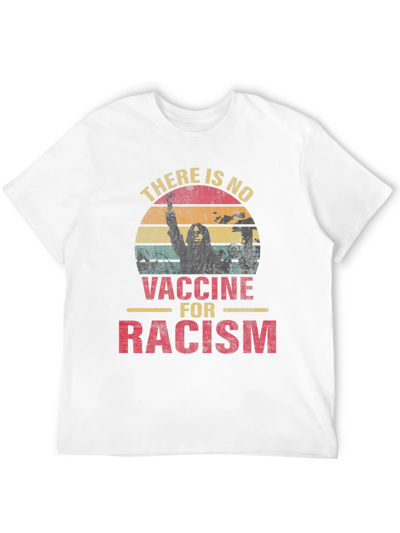 No Vaccine for Racism Graphic Tee