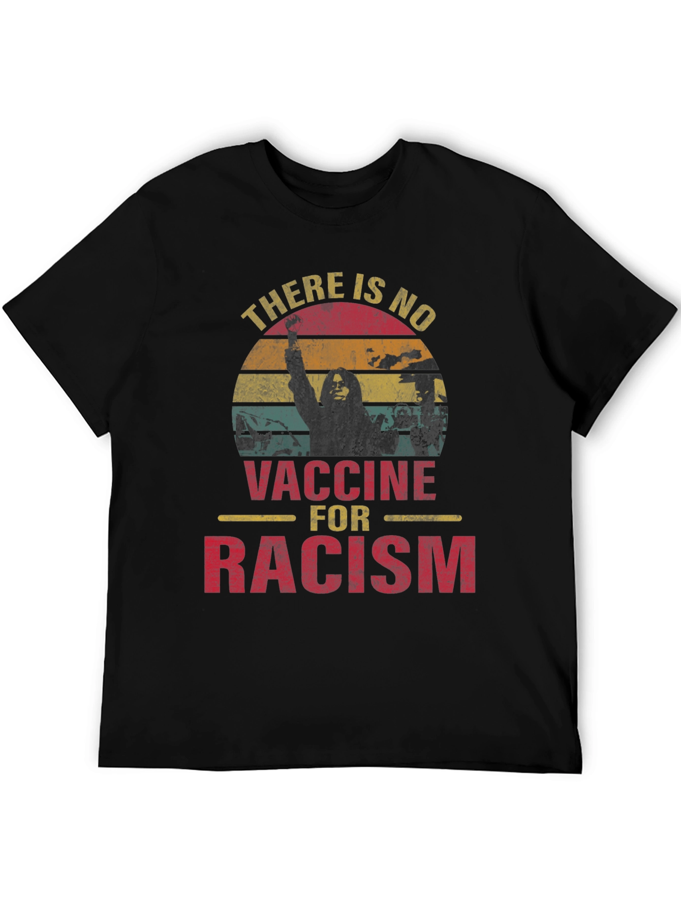 No Vaccine for Racism Graphic Tee