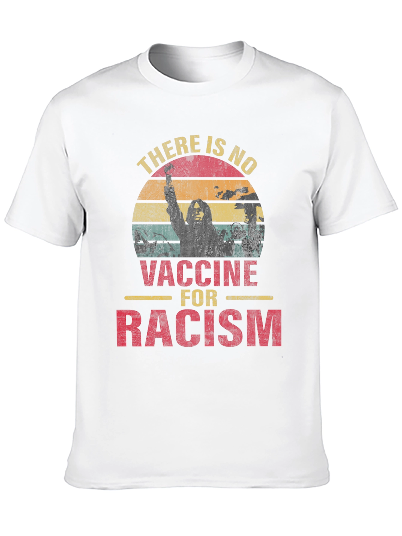 No Vaccine for Racism Graphic Tee