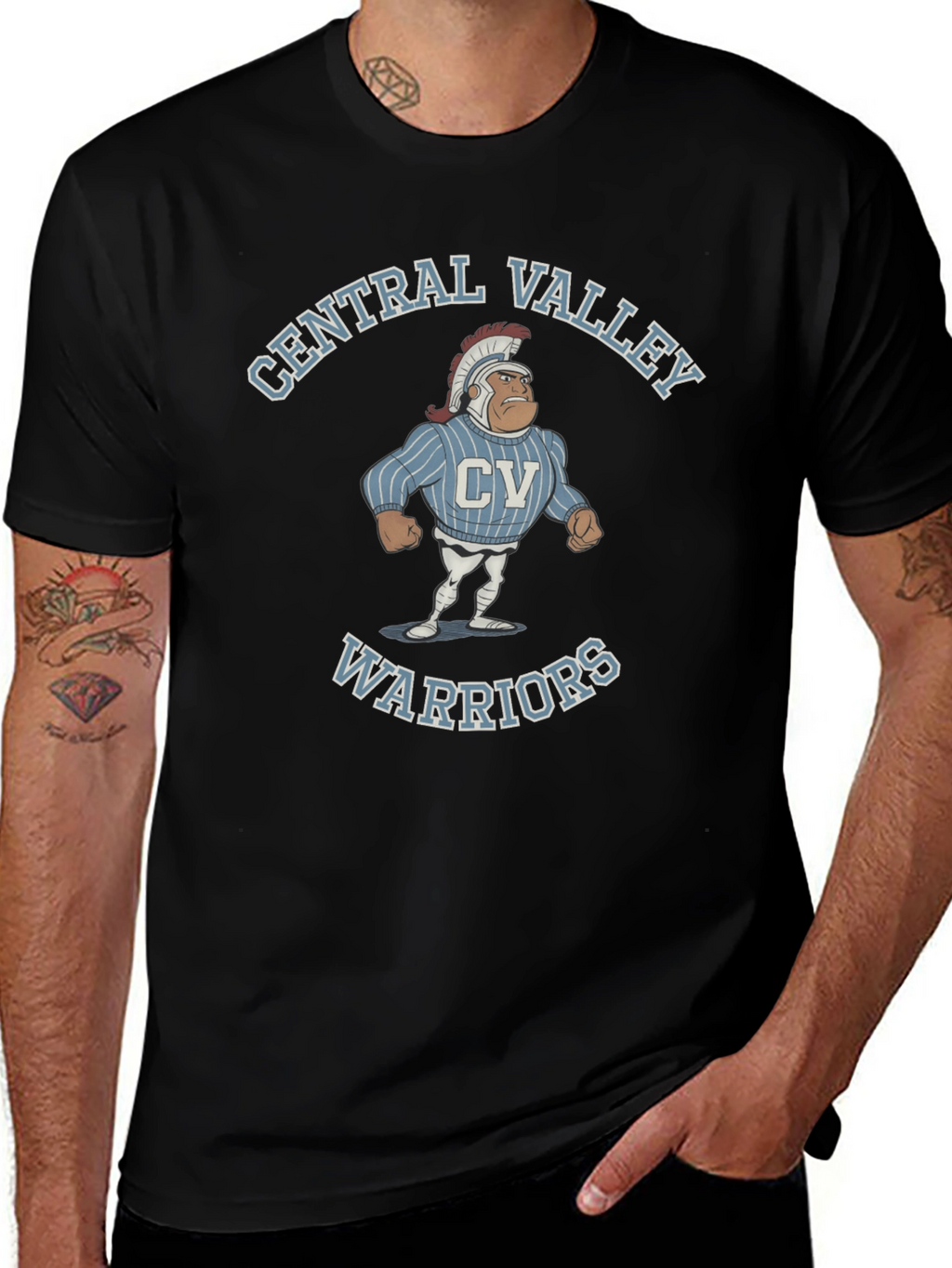 Central Valley Warriors Black T-Shirt