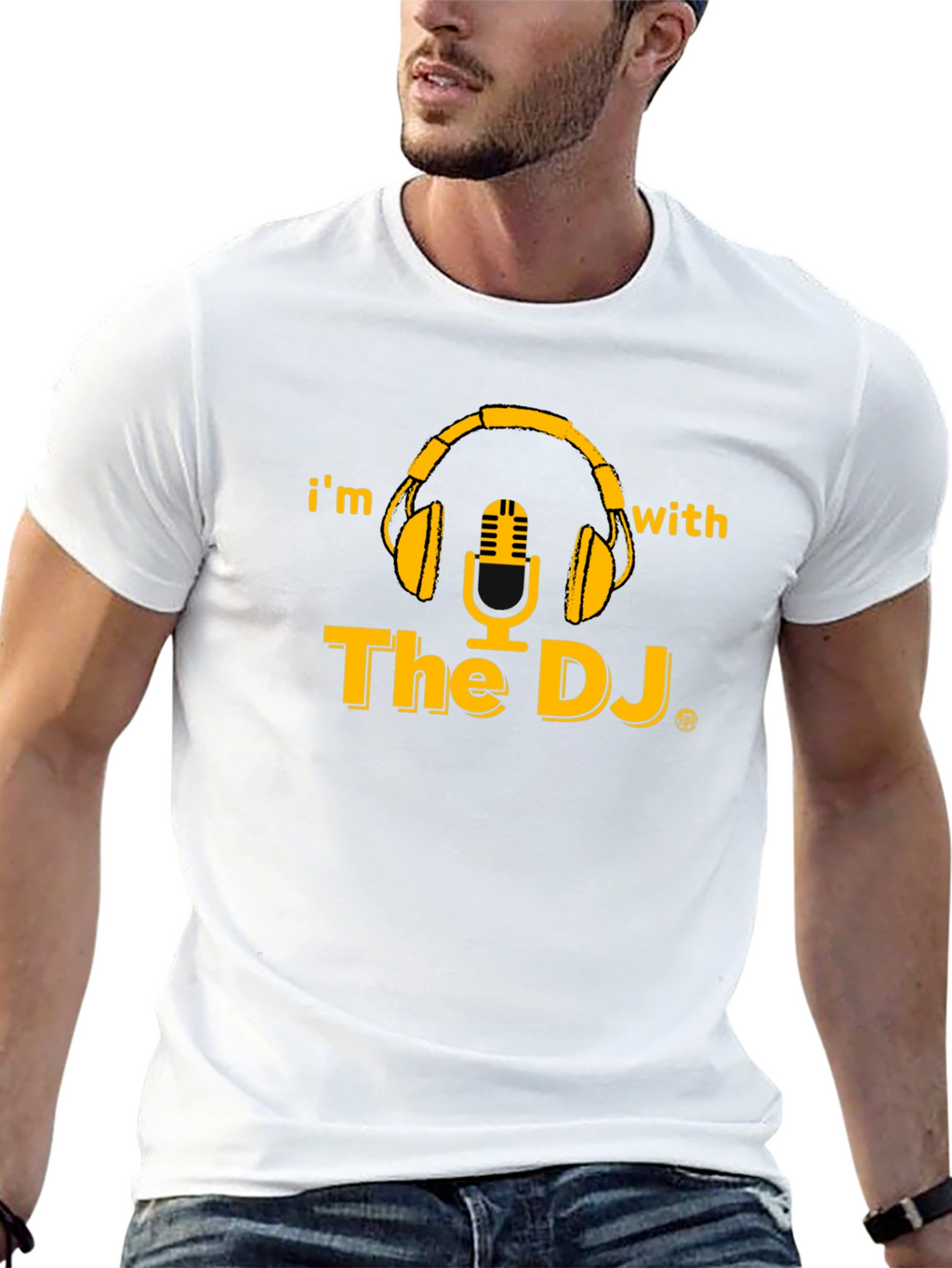 Im With The DJ Black Graphic T-Shirt
