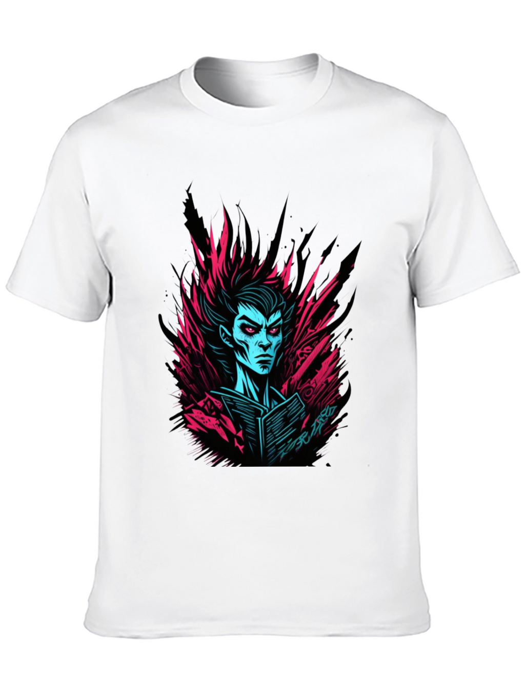 Cyberpunk Vampire Black Graphic Tee
