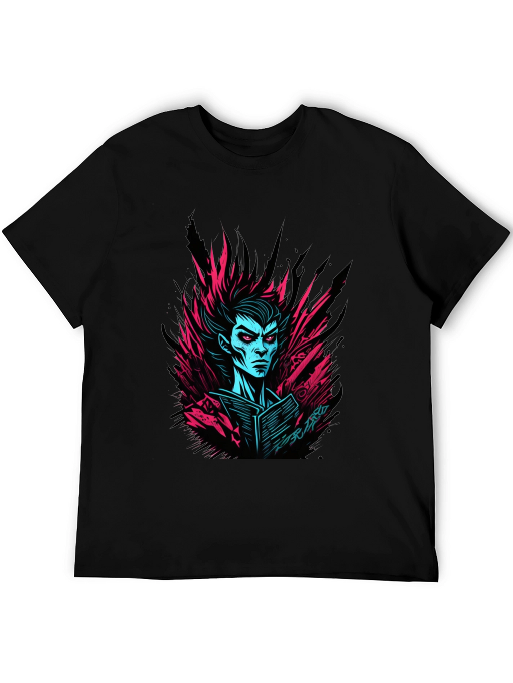 Cyberpunk Vampire Black Graphic Tee