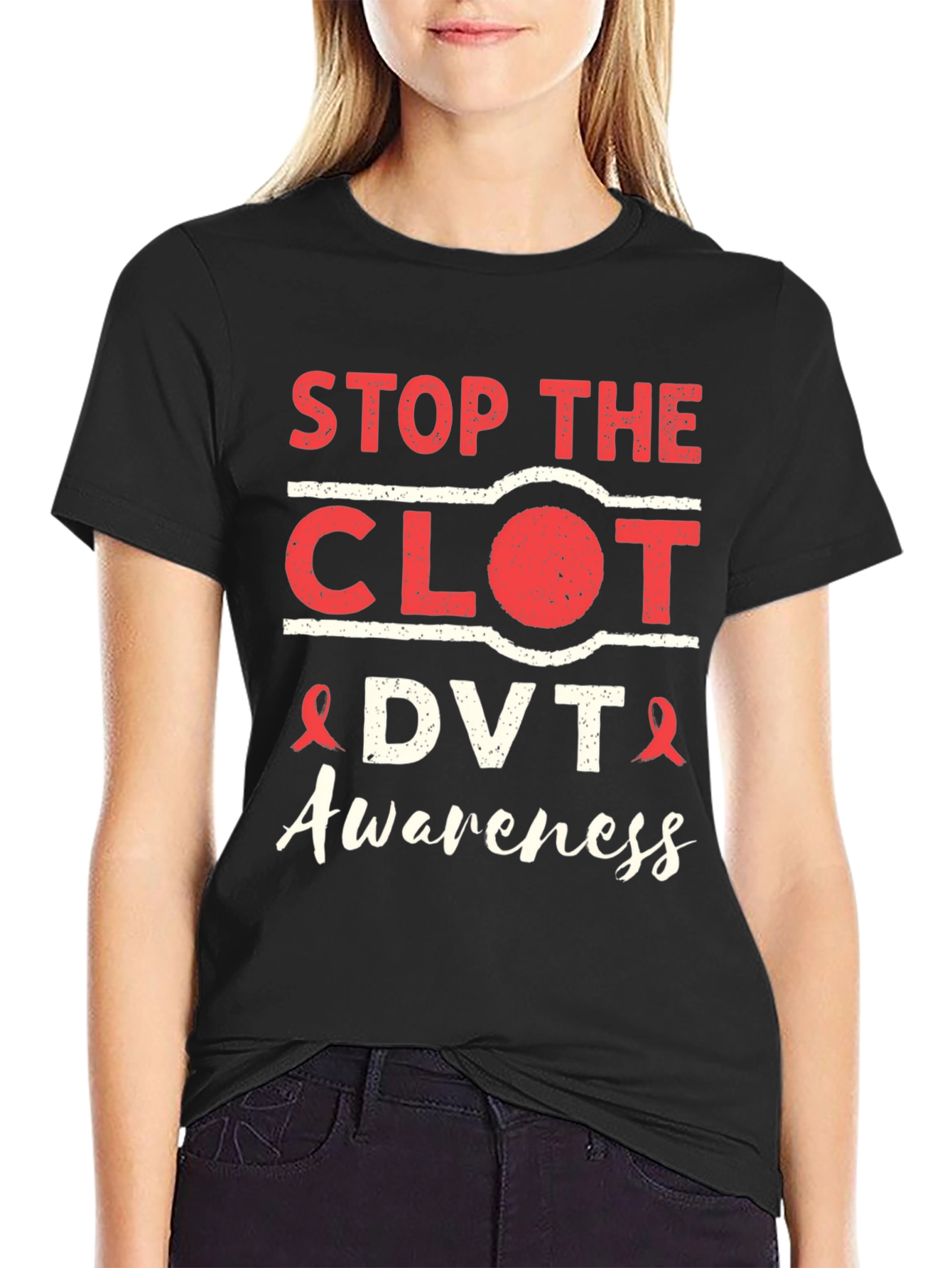 DVT Awareness T-Shirt - Stop The Clot