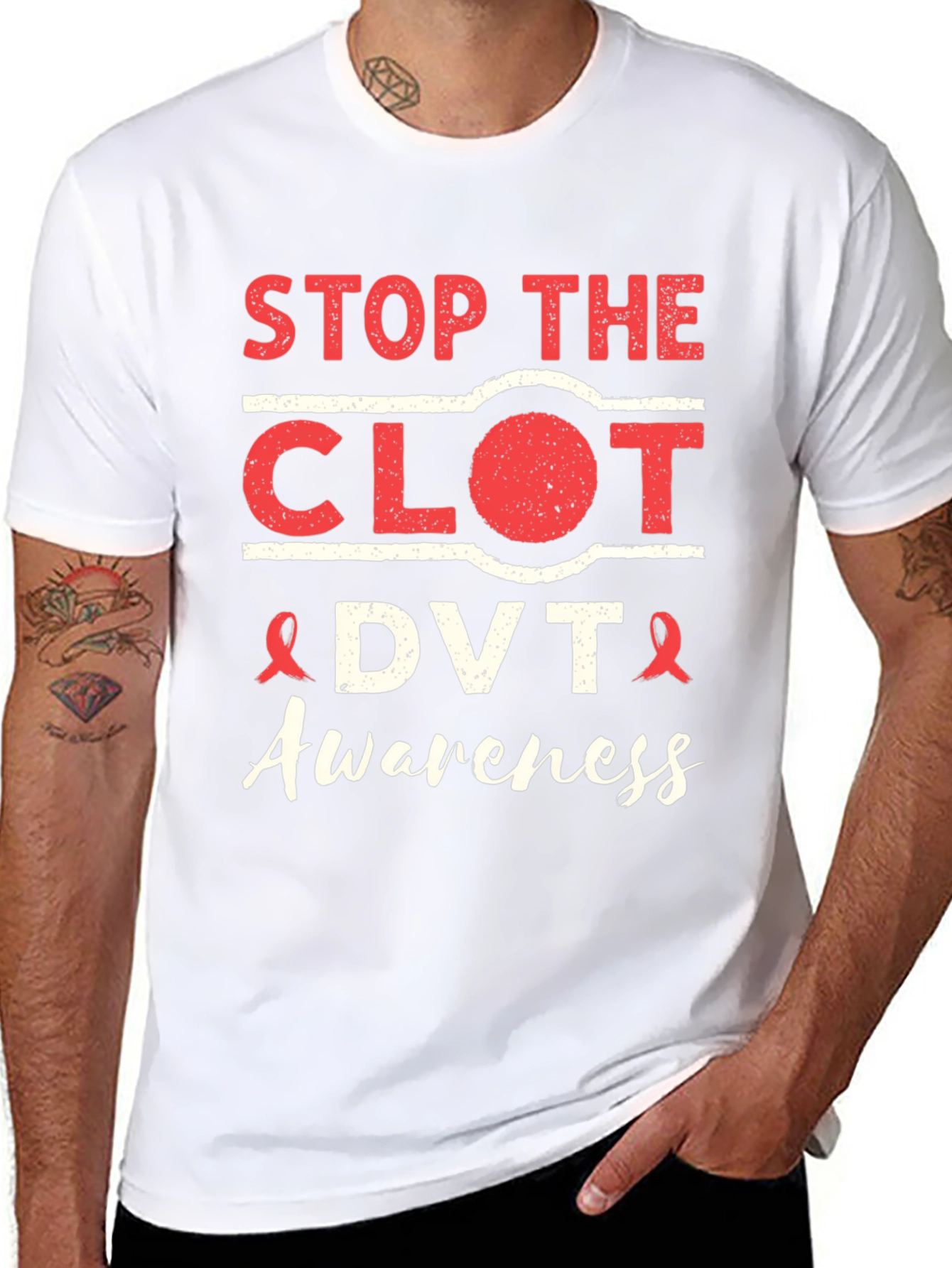 DVT Awareness T-Shirt - Stop The Clot