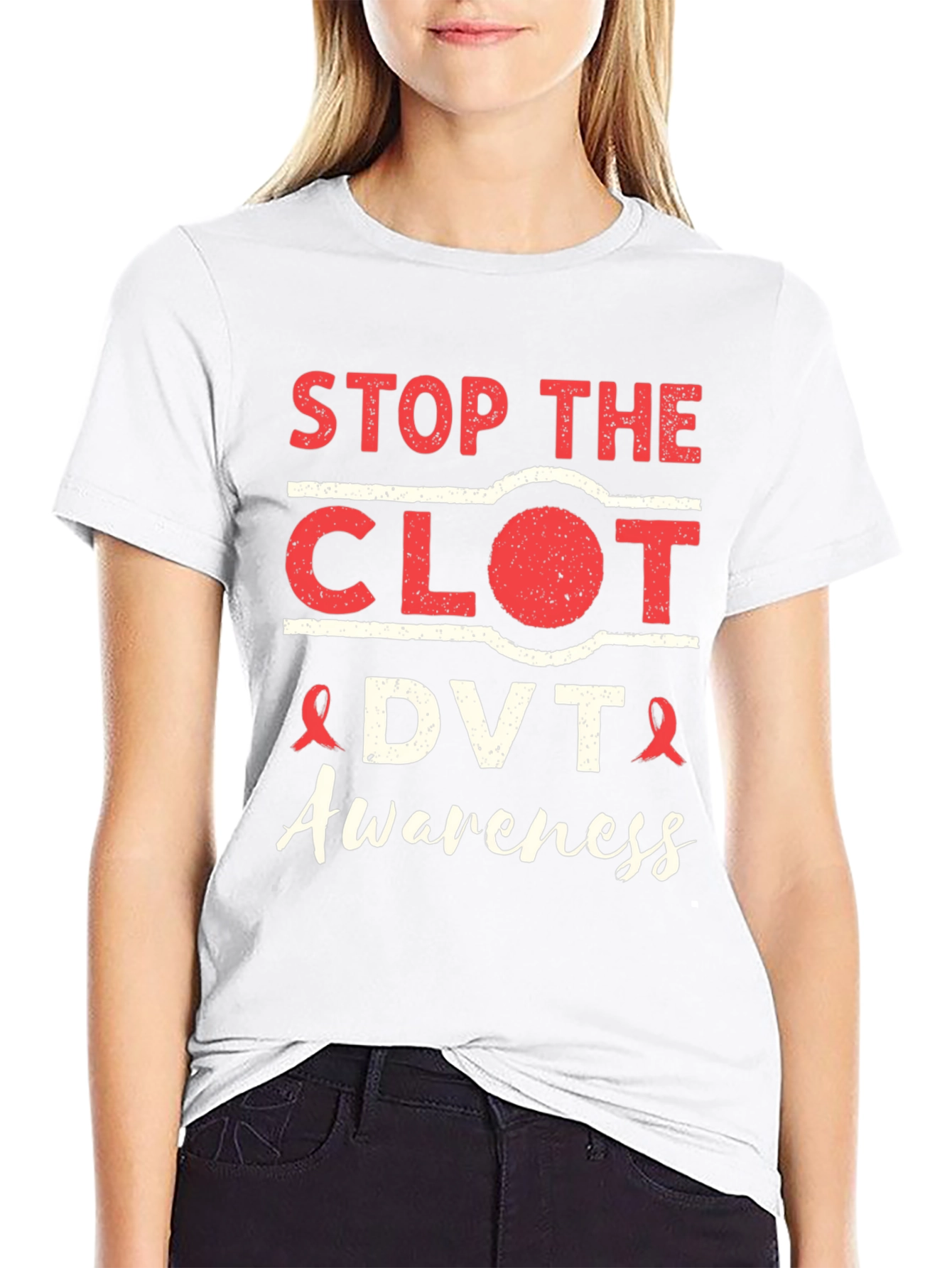 DVT Awareness T-Shirt - Stop The Clot