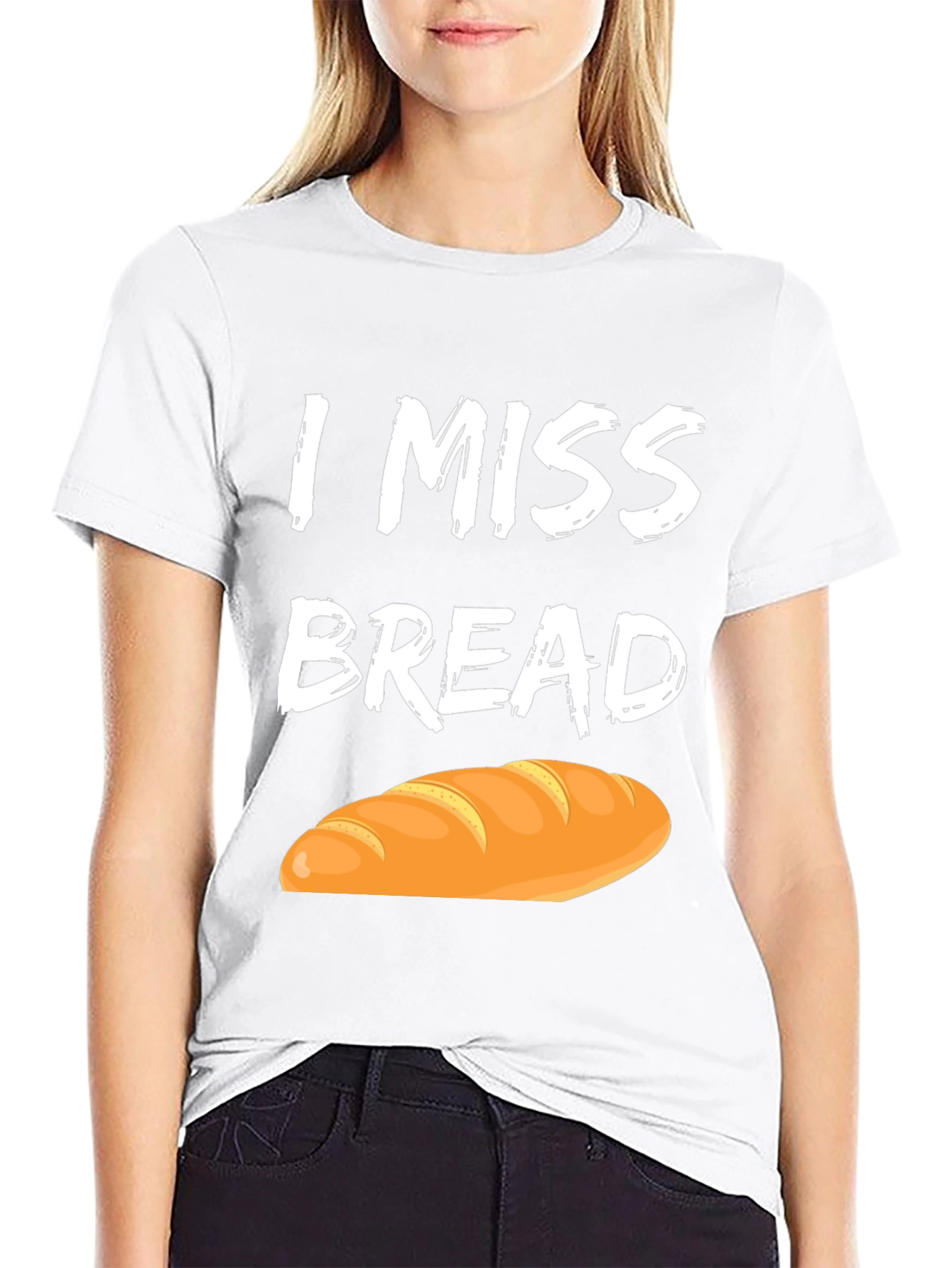 I Miss Bread T-Shirt - Funny Foodie Tee