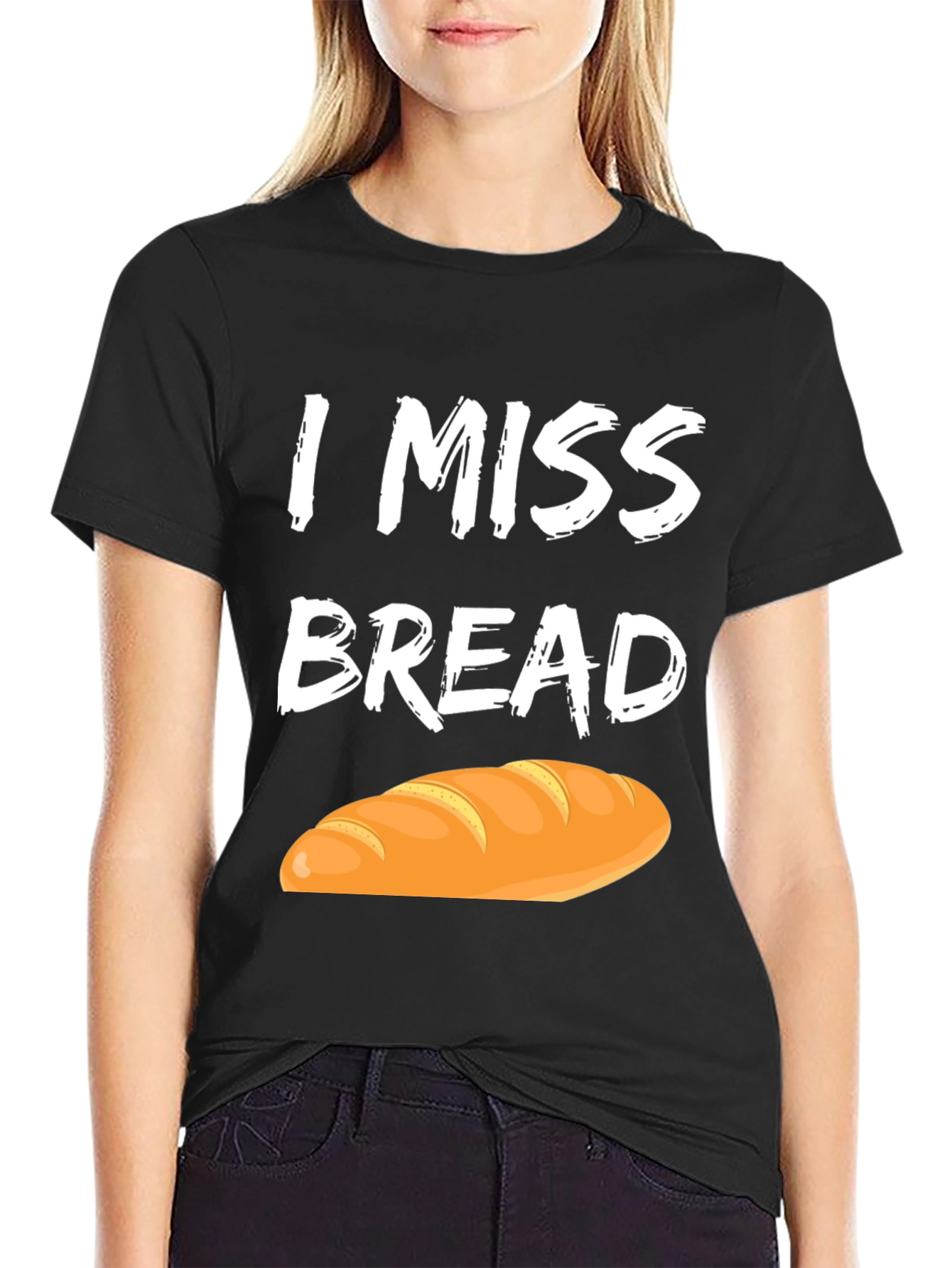 I Miss Bread T-Shirt - Funny Foodie Tee