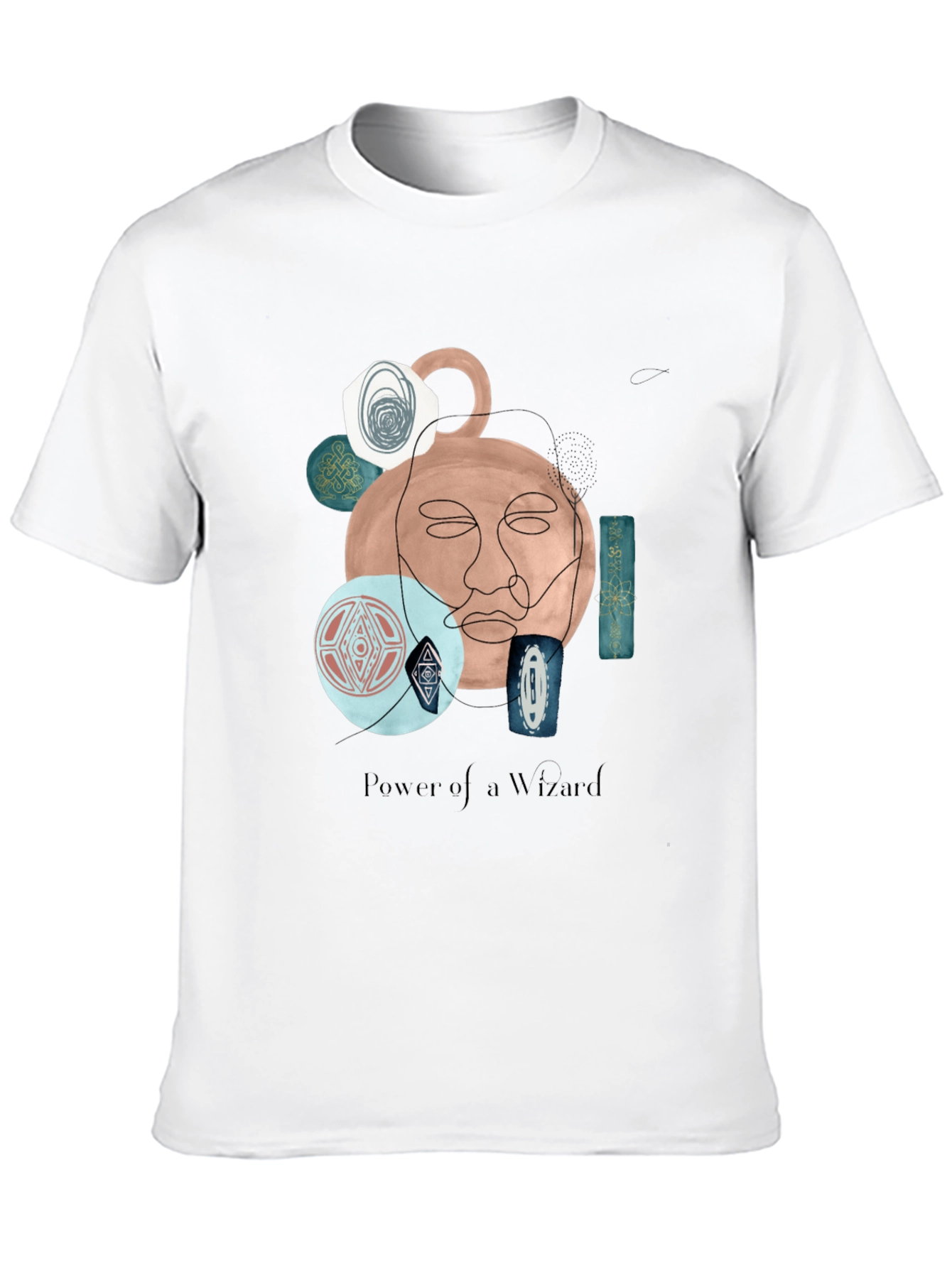 Wizard Art Graphic T-Shirt - Unique Abstract Design