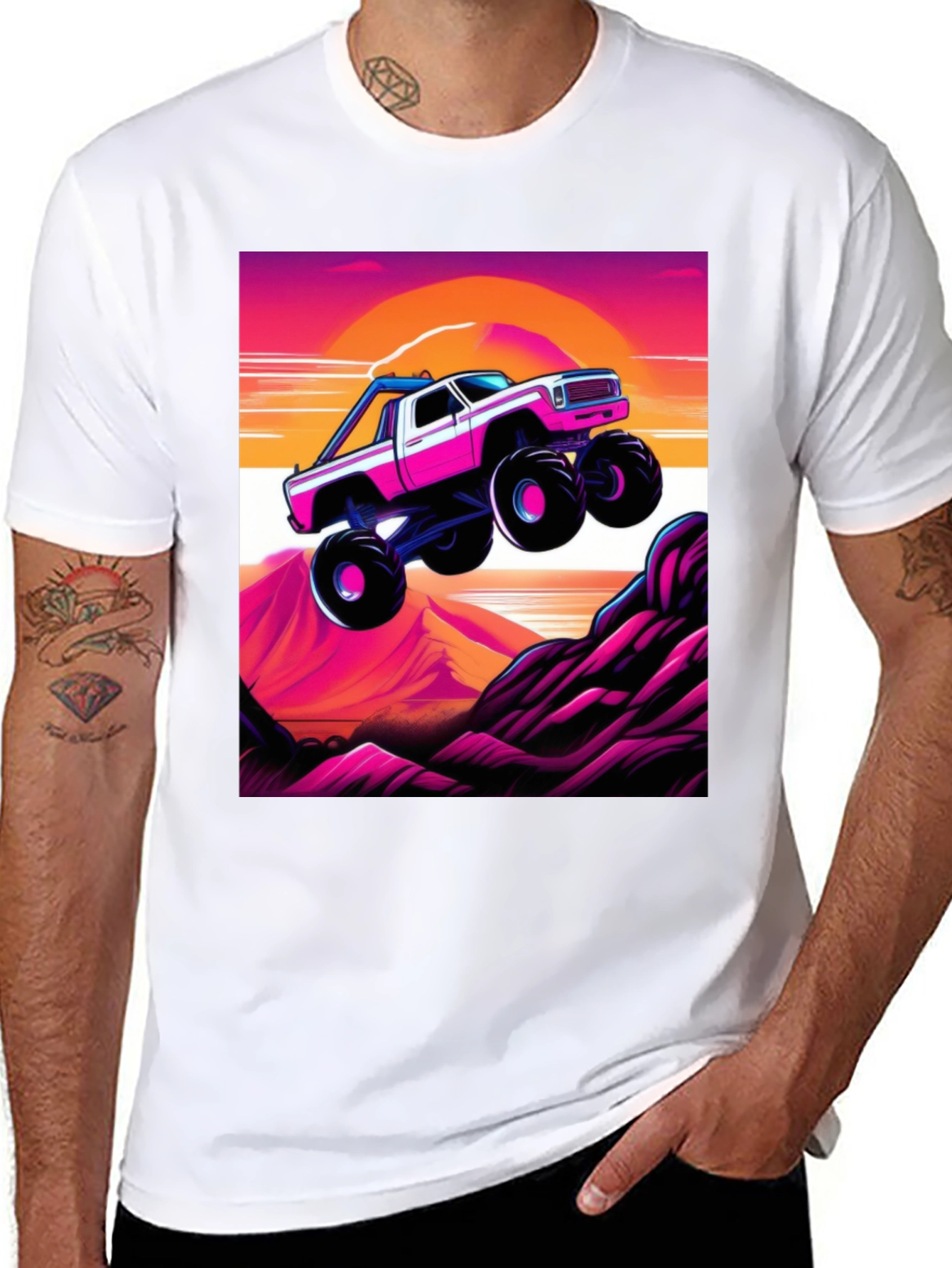 Retro Monster Truck Graphic Tee