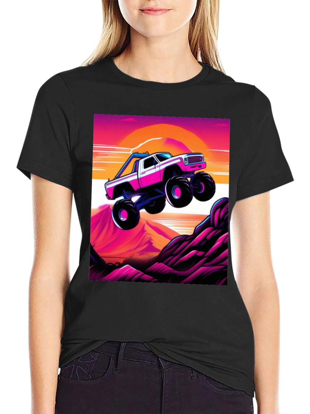 Retro Monster Truck Graphic Tee
