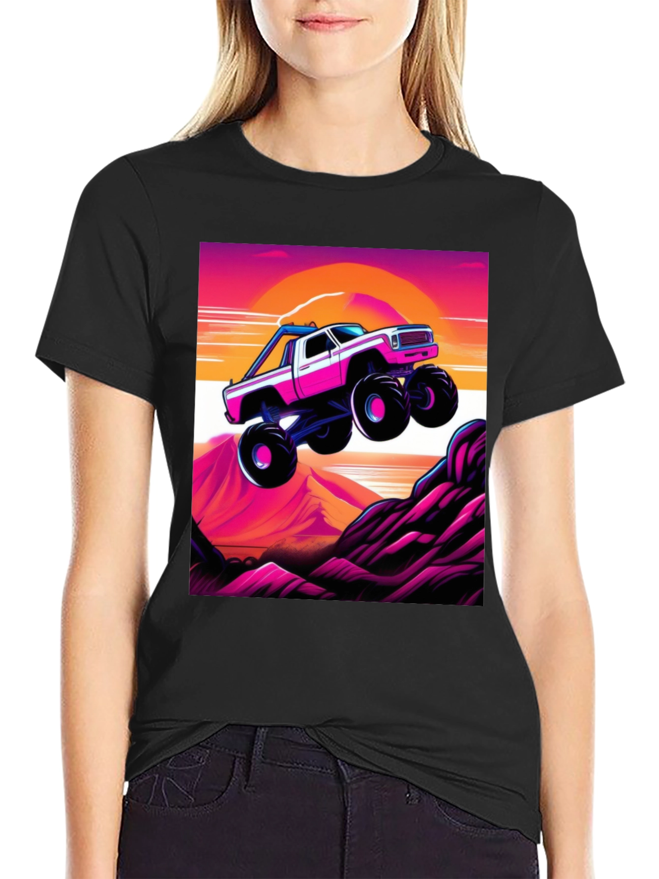 Retro Monster Truck Graphic Tee