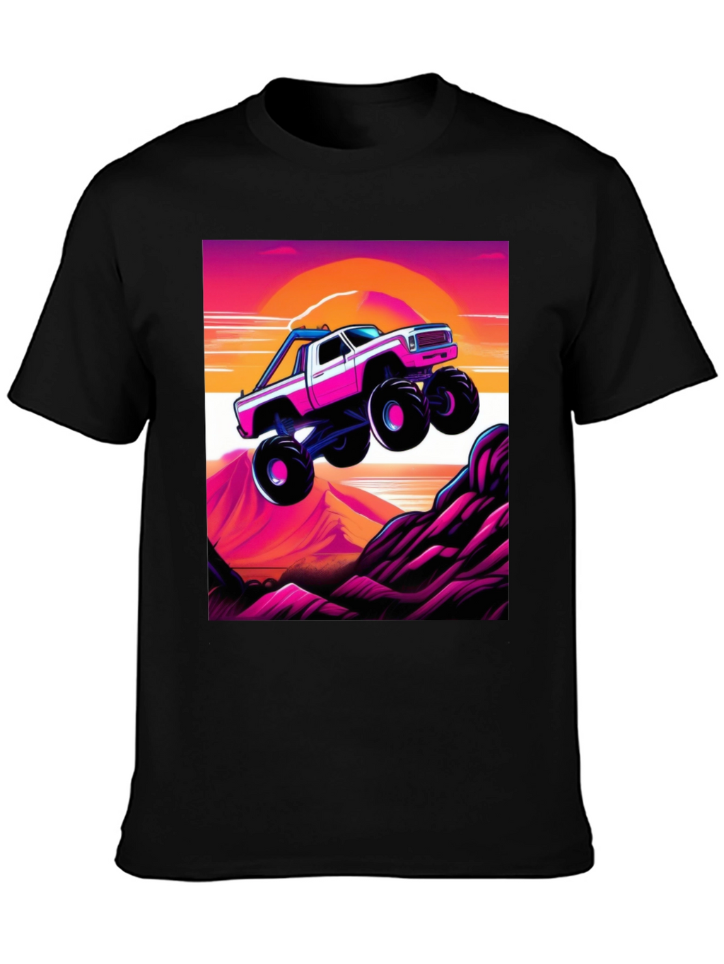 Retro Monster Truck Graphic Tee